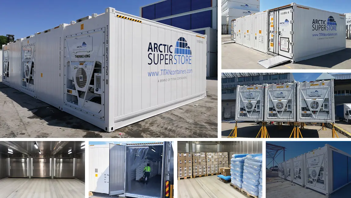 20 pés Arctic SuperStore – Salas Frias Modulares para Aluguel no Brasil