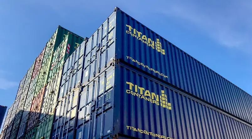 Contêineres de transporte de 20 pés para locação