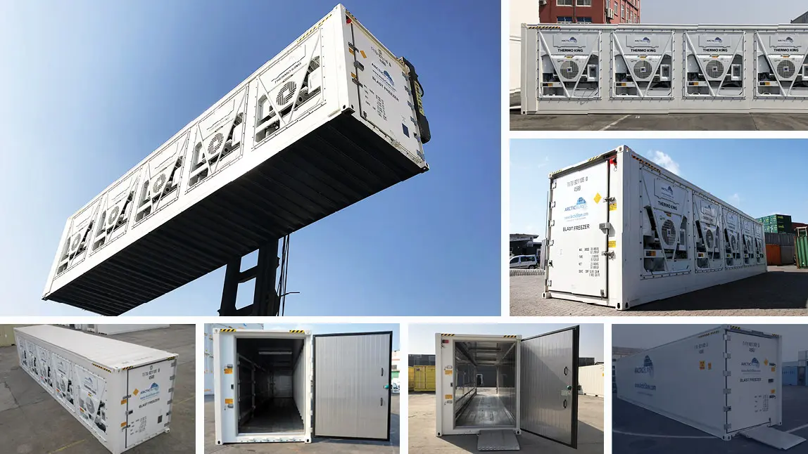 40 pés ArcticBlast – Contêineres Refrigerados para Aluguel no Brasil