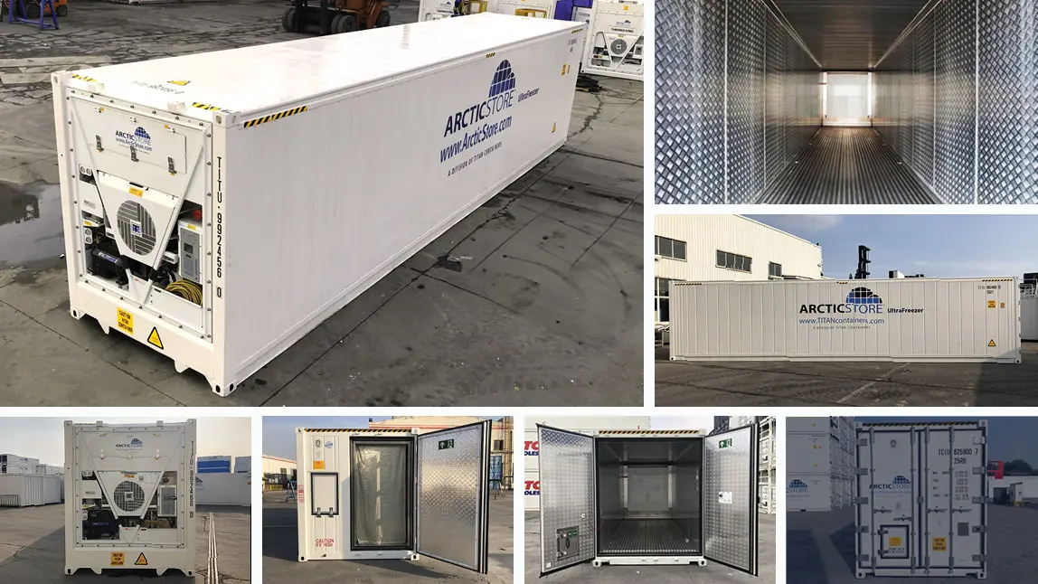 40 pés UltraFreezer – Contêineres Refrigerados para Aluguel no Brasil