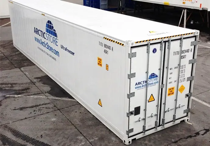 Contêineres refrigerados de temperaturas ultrabaixas Arctic Ultrafreezer para locação