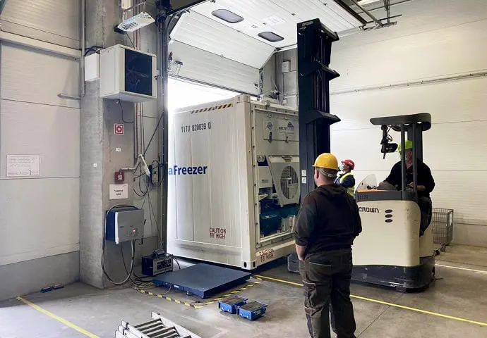 Contêineres refrigerados de temperaturas ultrabaixas Arctic Ultrafreezer para locação