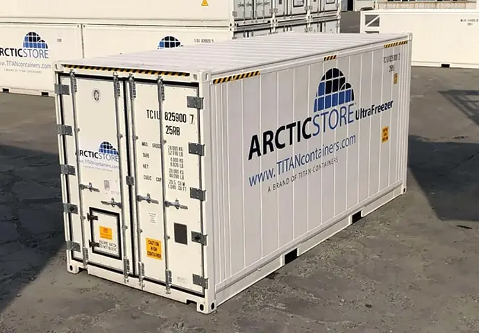 Contêineres refrigerados de temperaturas ultrabaixas Arctic Ultrafreezer para locação