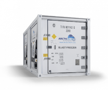ArcticBlast – Armazenamento a frio. Contêineres refrigerados.