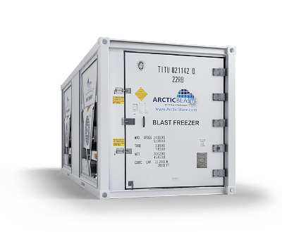 ArcticBlast – Armazenamento a frio. Contêineres refrigerados.
