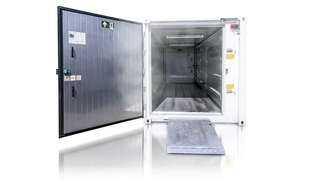 ArcticBlast – Armazenamento a frio. Contêineres refrigerados.