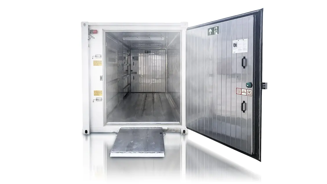ArcticBlast – Armazenamento a frio. Contêineres refrigerados.