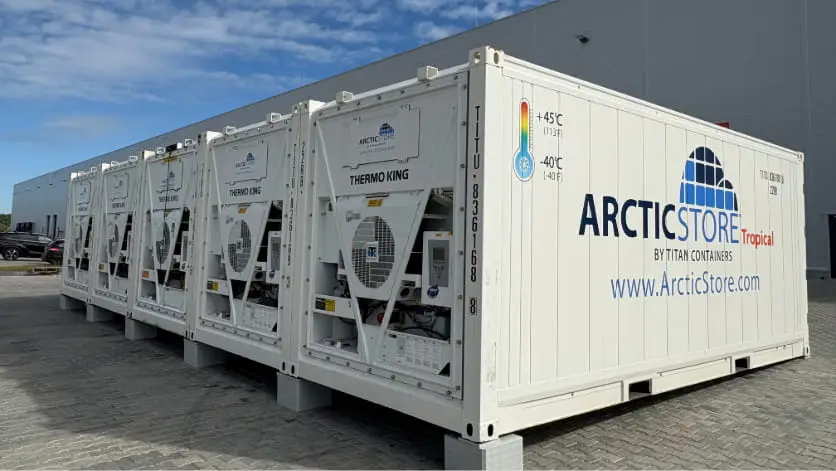 ArcticStore Armazenamento Frigorífico - Contêineres frigoríficos para alugar