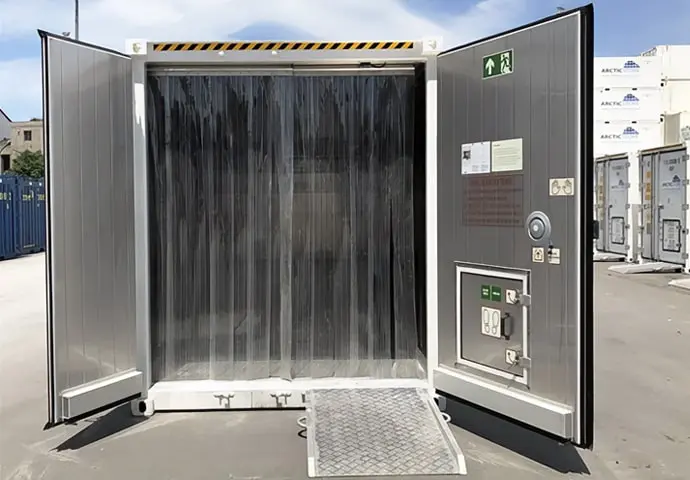 Locação de contêineres refrigerados para armazenamento a frio ArcticStore