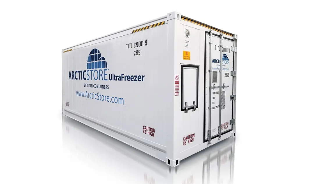 Armazenamento a frio ArcticStore UltraFreezer – Contêineres refrigerados