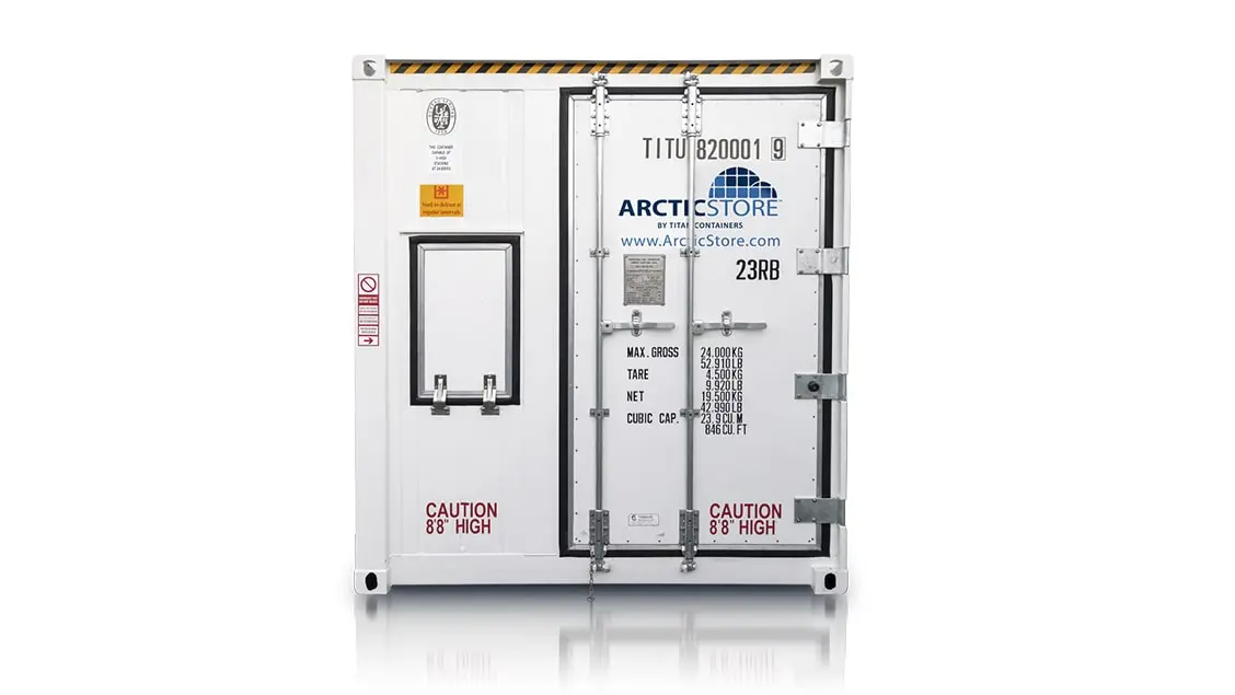 Armazenamento a frio ArcticStore UltraFreezer – Contêineres refrigerados