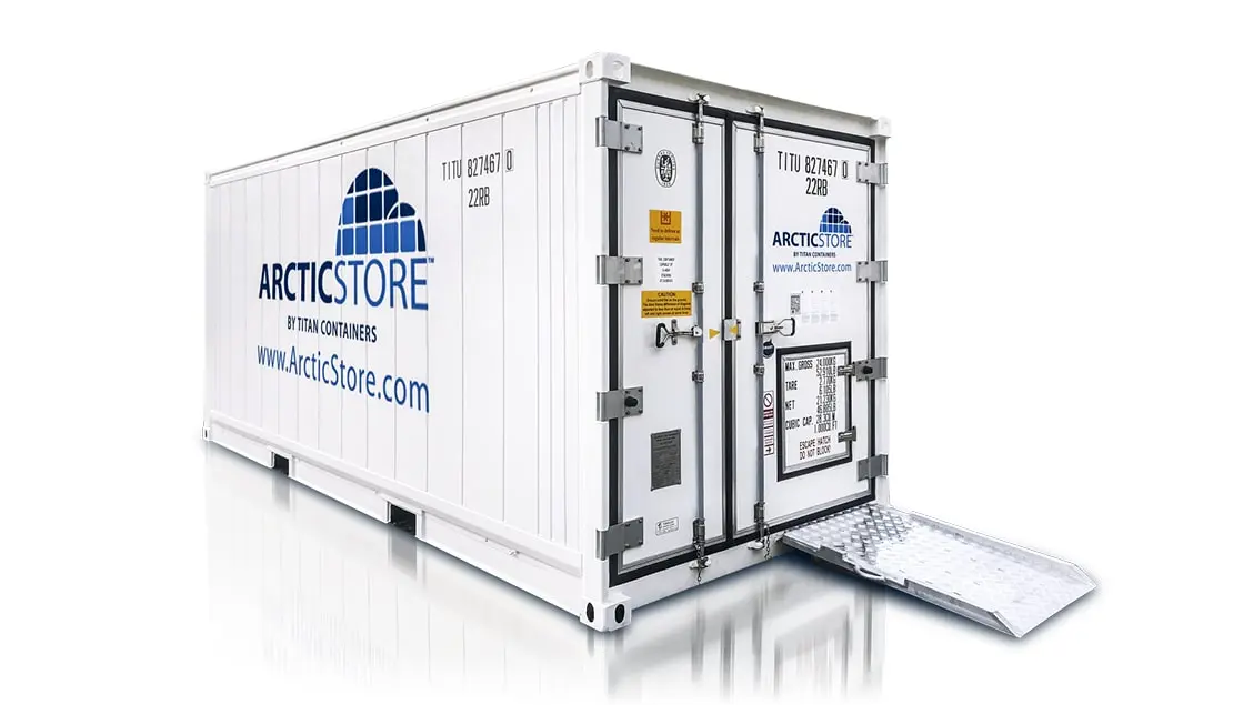 Contêineres refrigerados – Armazenamento a frio de 20 pés ArcticStore