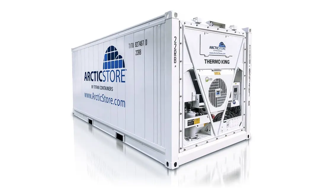 Contêineres refrigerados – Armazenamento a frio de 20 pés ArcticStore