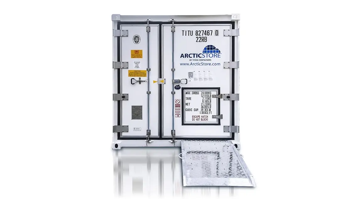 Contêineres refrigerados – Armazenamento a frio de 20 pés ArcticStore