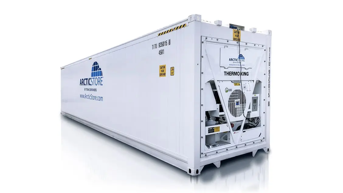 Contêineres refrigerados – Armazenamento a frio de 40 pés ArcticStore
