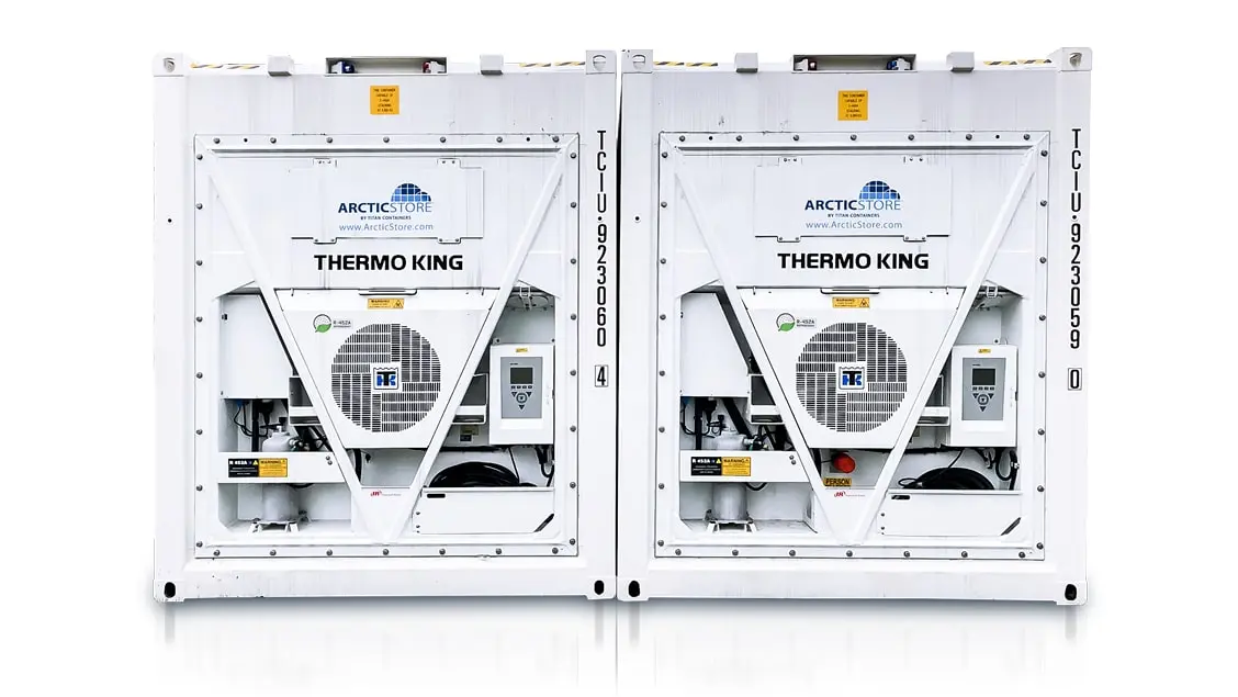 Arctic Superstore – Armazenamento a frio. Contêineres refrigerados.