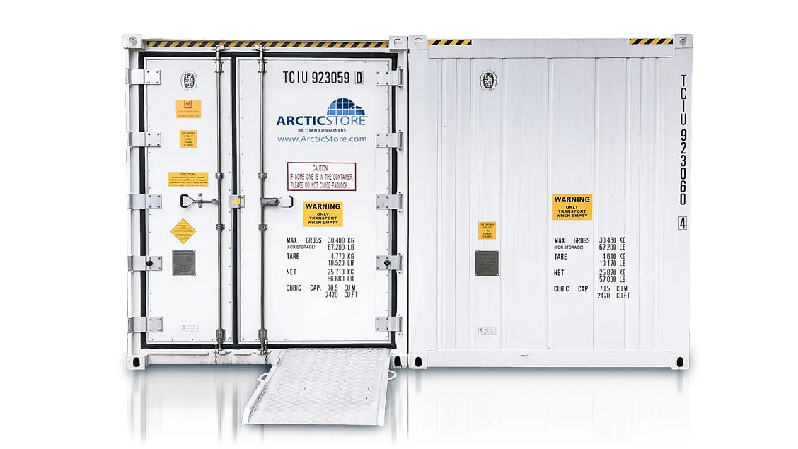 Arctic Superstore – Armazenamento a frio. Contêineres refrigerados.