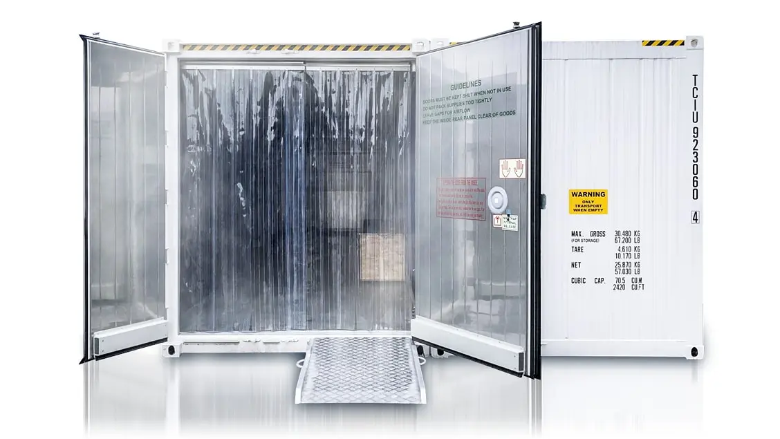 Arctic Superstore – Armazenamento a frio. Contêineres refrigerados.