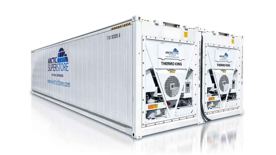 Arctic Superstore – Armazenamento a frio. Contêineres refrigerados.