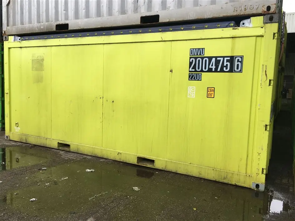 Container offshore de 20 pés – Com lona