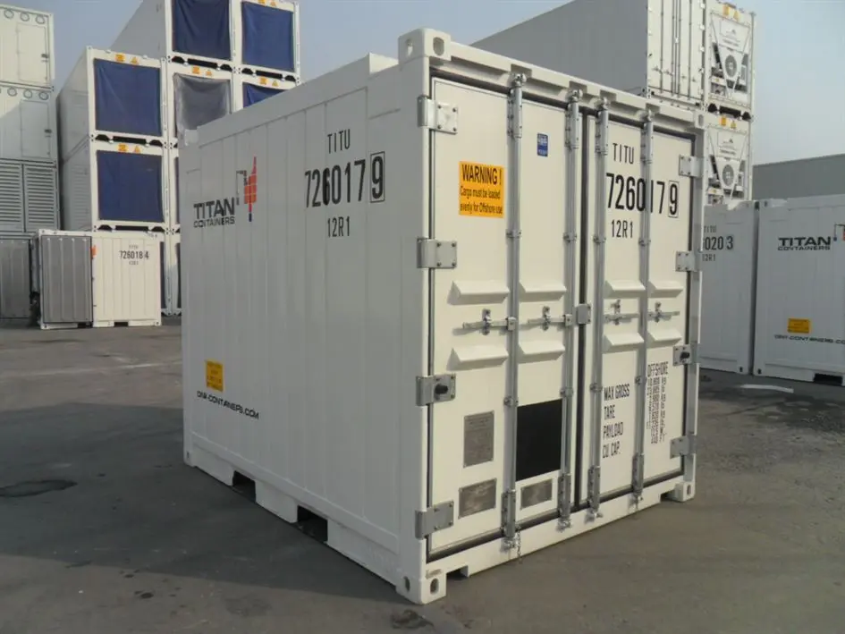 Container refrigerado offshore de 10 pés