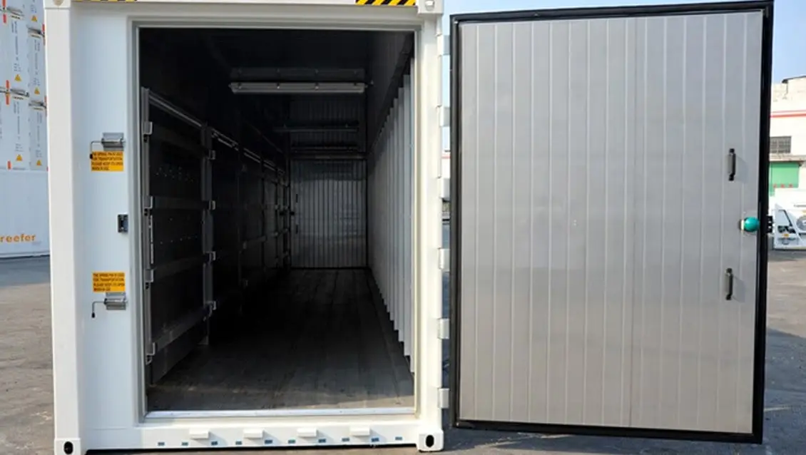 Contentor refrigerado ArcticBlast de 40 pés para aluguer - Armazenamento com refrigeração rápida