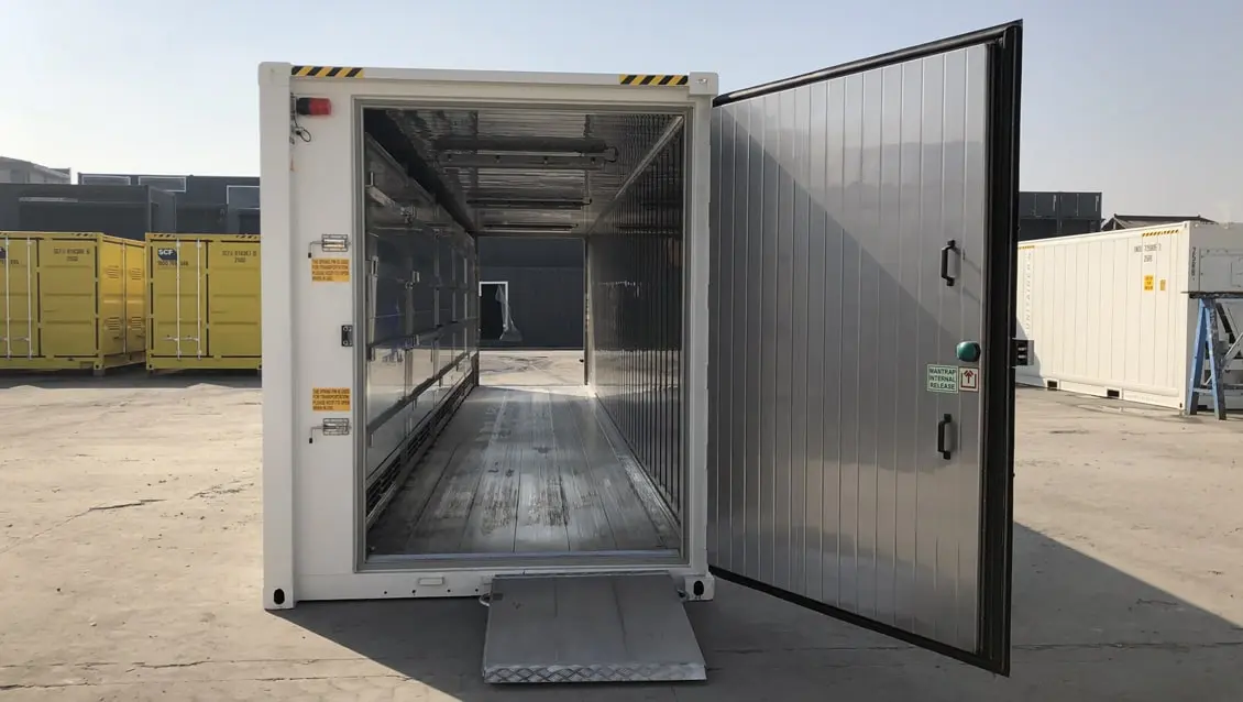 Contentor refrigerado ArcticBlast de 40 pés para aluguer - Armazenamento com refrigeração rápida