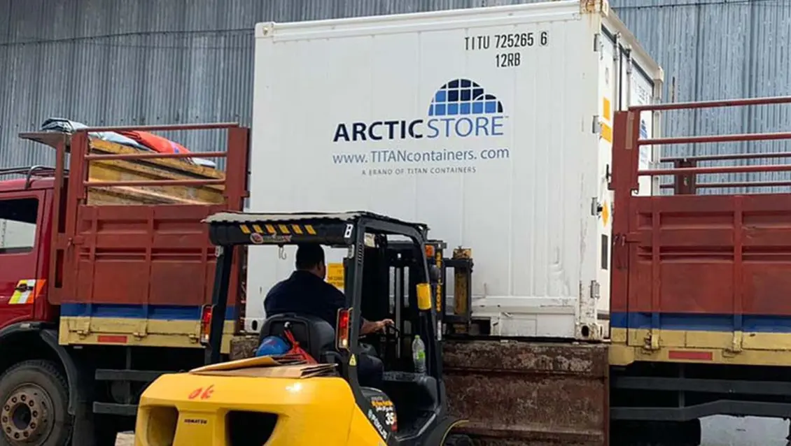 Contentor refrigerado ArcticStore de 10 pés - Armazenamento refrigerado para aluguer