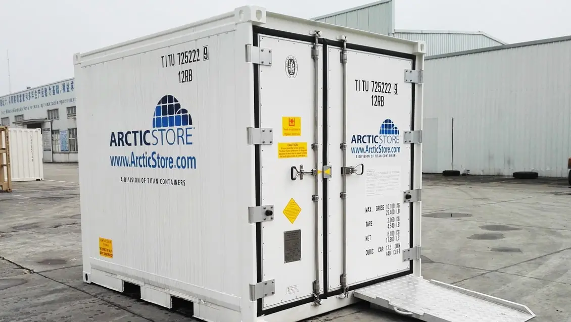 Contentor refrigerado ArcticStore de 10 pés - Armazenamento refrigerado para aluguer