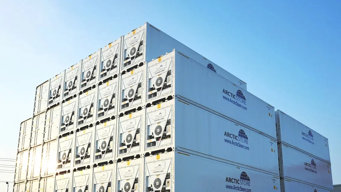 Contentores ArcticStore de 40 pés para aluguer - Armazenamento refrigerado imbatível