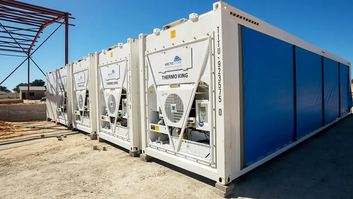Contentores refrigerados modulares Arctic SuperStore de 20 pés para aluguer