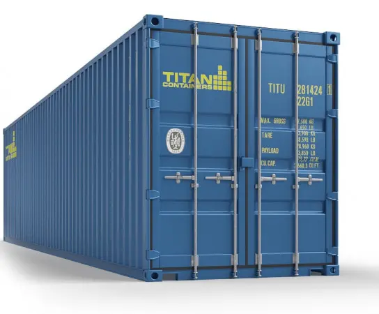 Contêineres high cube de 40 pés à venda