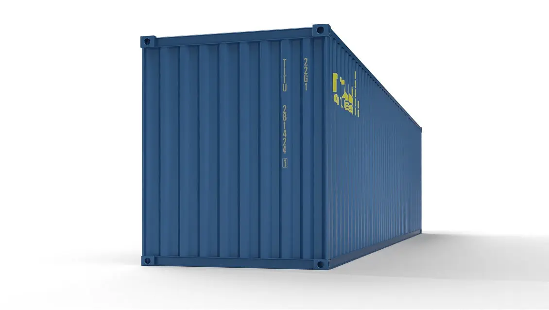 Contêineres high cube de 40 pés à venda