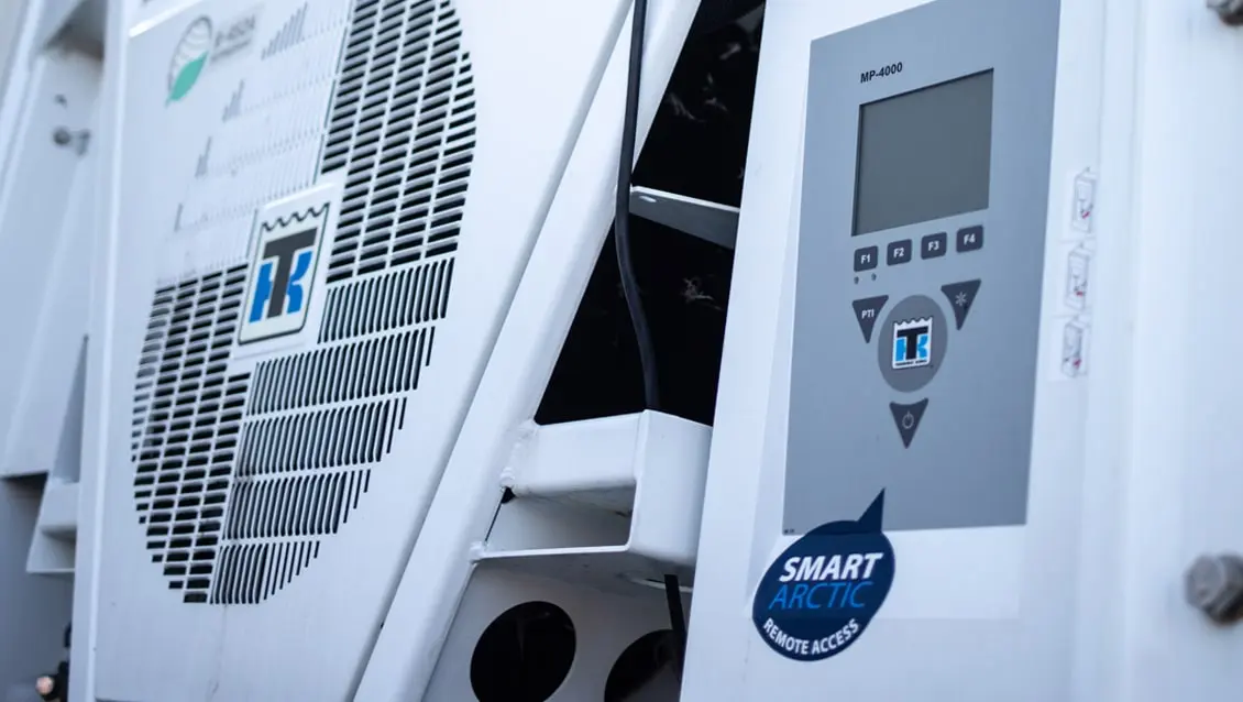 Refrigeração rápida ArcticBlast de 20 pés - Contêiner refrigerado para armazenamento