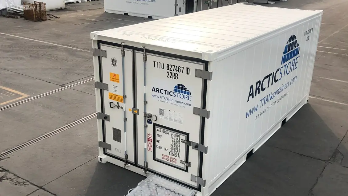Soluções de armazenamento refrigerado ArcticStore de 20 pés para aluguel - Contêineres refrigerados