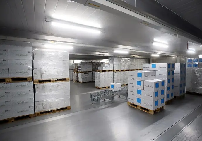 Locação de contêineres refrigerados modulares de armazenamento a frio SuperStore