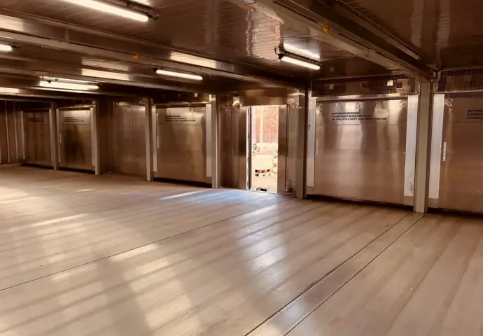 Aluguel de contêineres refrigerados modulares de armazenamento a frio SuperStore Cold