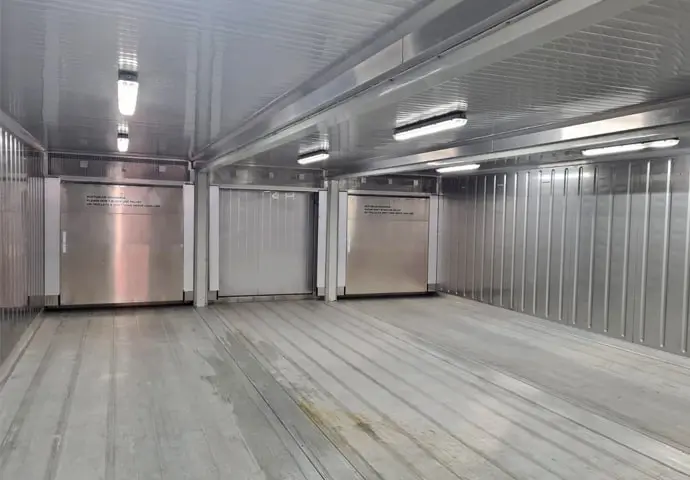 Locação de contêineres refrigerados modulares de armazenamento a frio SuperStore