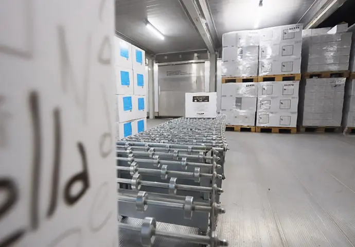 Aluguel de contêineres refrigerados modulares de armazenamento a frio SuperStore Cold