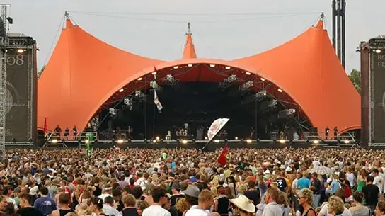 Roskilde Festival – Armazenamento a frio. Contêineres refrigerados