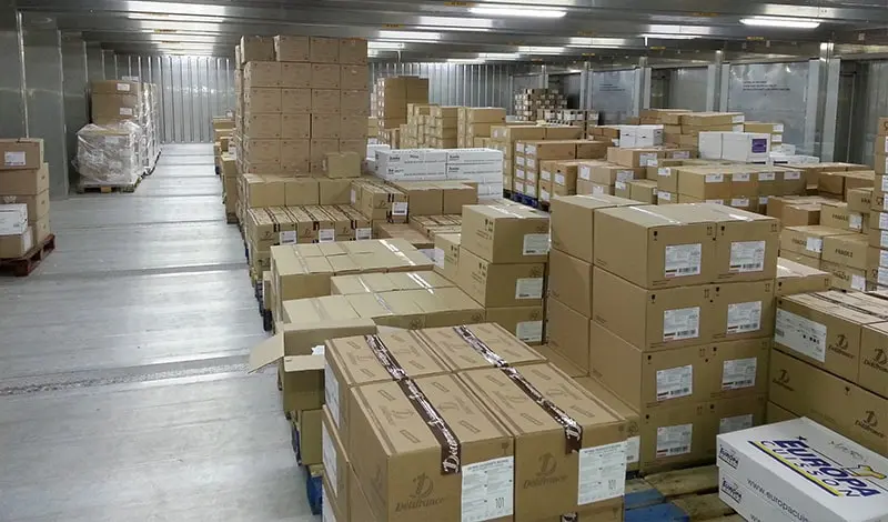 Armazenamento a frio para a indústria farmacêutica