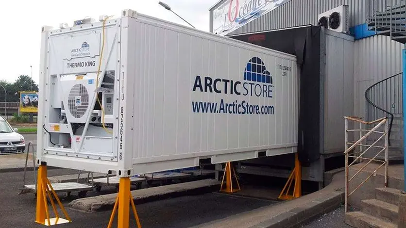 Armazenamento a frio para supermercados e varejo