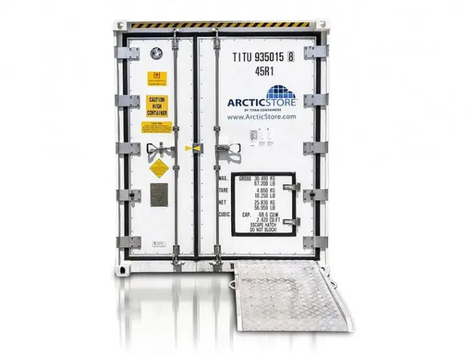 Contêiner refrigerado - Soluções de armazenamento a frio