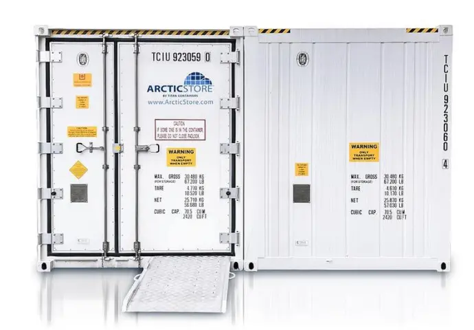 Containers refrigerados - Soluções de armazenamento refrigerado