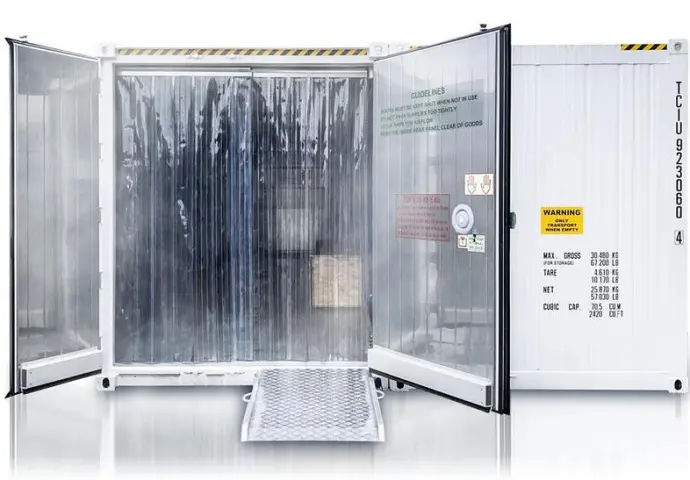 Containers refrigerados - Soluções de armazenamento refrigerado