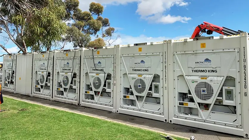 Armazenamento a frio modular Arctic SuperStore para o setor agrícola