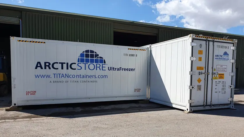 Contêineres para temperatura ultrabaixa Arctic Ultrafreezer - Armazenamento a frio de alimentos e bebidas