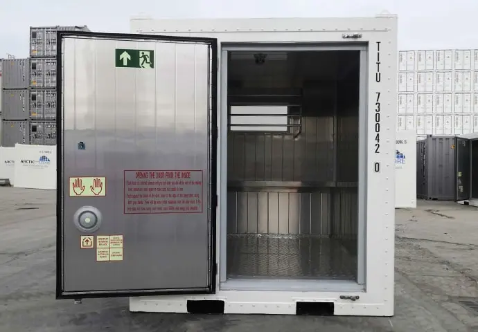 Locação de containers refrigerados portáteis ArcticMini Cold Storage