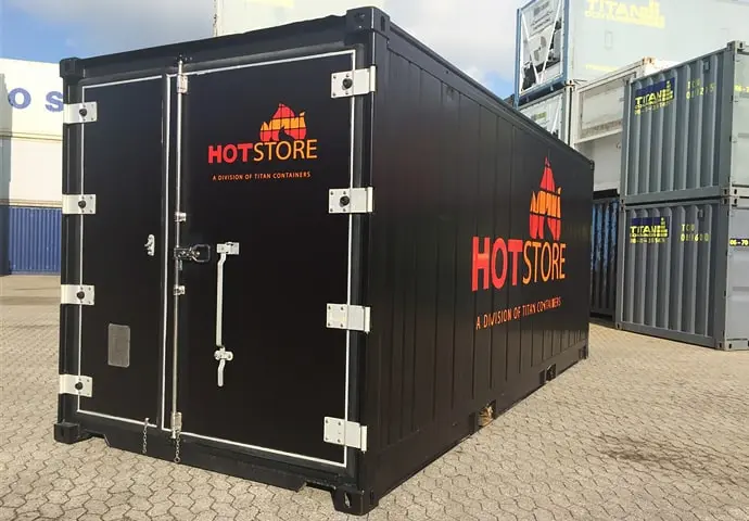 Armazenagem aquecida HotStore de 20 pés locação de containers para armazenagem aquecido