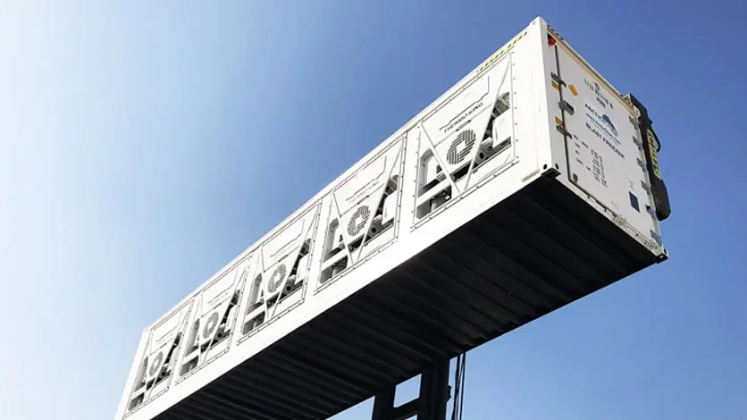 Contêineres refrigerados de 40 pés